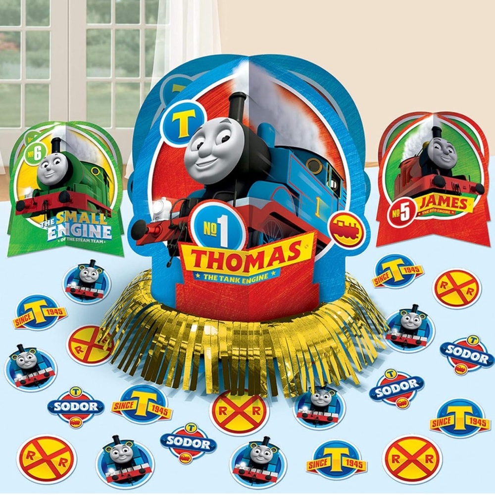 Thomas & Friends Party Decoration Set - Blue, Red, Yellow